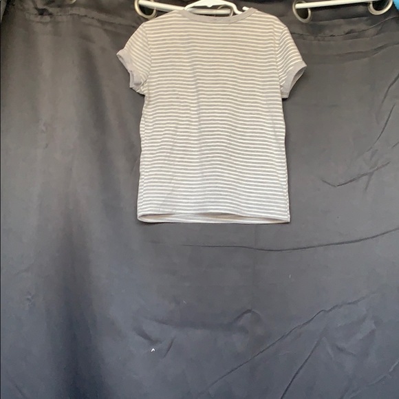 Gray and white stripped crop top - Picture 2 of 2
